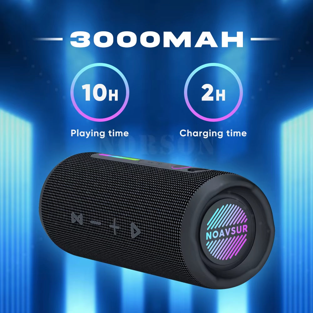 New 2025 Products Mini Portable TWS Stereo Super Bass IPX7 Waterproof Bluetooth Speakers Outdoor Loud BT Speaker with Subwoofer