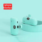 30000Mah Mini Caplsule Power Bank High Capacity Charger Mini Power Supply Digital Display Fast Charge for Type-C Iphone