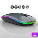 Bluetooth Mouse for Apple Macbook Air Pro Retina 11 12 13 15 16 Mac Book Laptop Wireless Mouse Rechargeable Mute Gaming Mouse