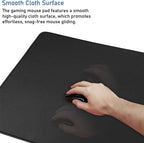 XXL Mouse Pad Black Mousepad Gamer Lager Computer PC Desk Mat 900X400 Keyboard Anime Office Carpet Playmat Kawaii Extended Rug