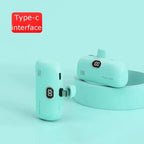 30000Mah Mini Caplsule Power Bank High Capacity Charger Mini Power Supply Digital Display Fast Charge for Type-C Iphone