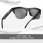 Wireless Bluetooth 5.3 Sunglasses Headphones - Enjoy Music Wirelessly Hands-Free Calling Music Outdoor Sports Eyeglasses TWS