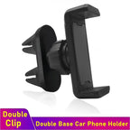 Universal Car Phone Holder For iPhone XS 8 11 12 13 14 15 Pro Max Air Vent Mount Clip In Car Phone Stand Support Smartphone