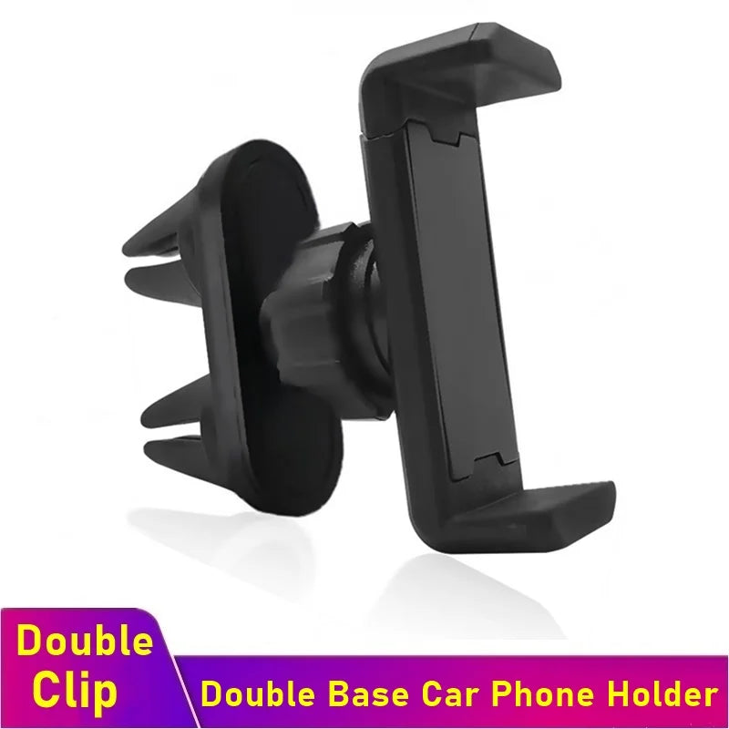Universal Car Phone Holder For iPhone XS 8 11 12 13 14 15 Pro Max Air Vent Mount Clip In Car Phone Stand Support Smartphone