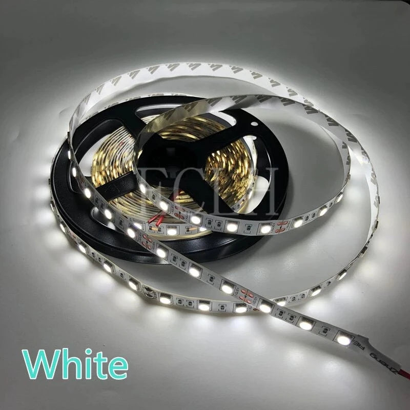 5M 2835 RGB LED Strip Light 300 LEDs DC 12V Red Green Blue Warm White Cool White Flexible SMD 2835 LED Diode Ribbon Tape Lamp