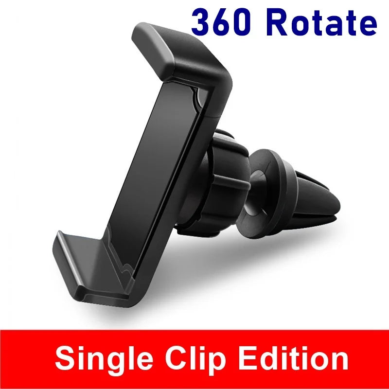 Universal Car Phone Holder For iPhone XS 8 11 12 13 14 15 Pro Max Air Vent Mount Clip In Car Phone Stand Support Smartphone