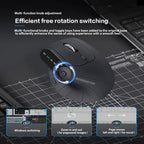 Souris verticale ergonomique multi-appareils, rechargeable, sans fil 2.4G/Bluetooth, avec boutons réglables, pour PC et tablette