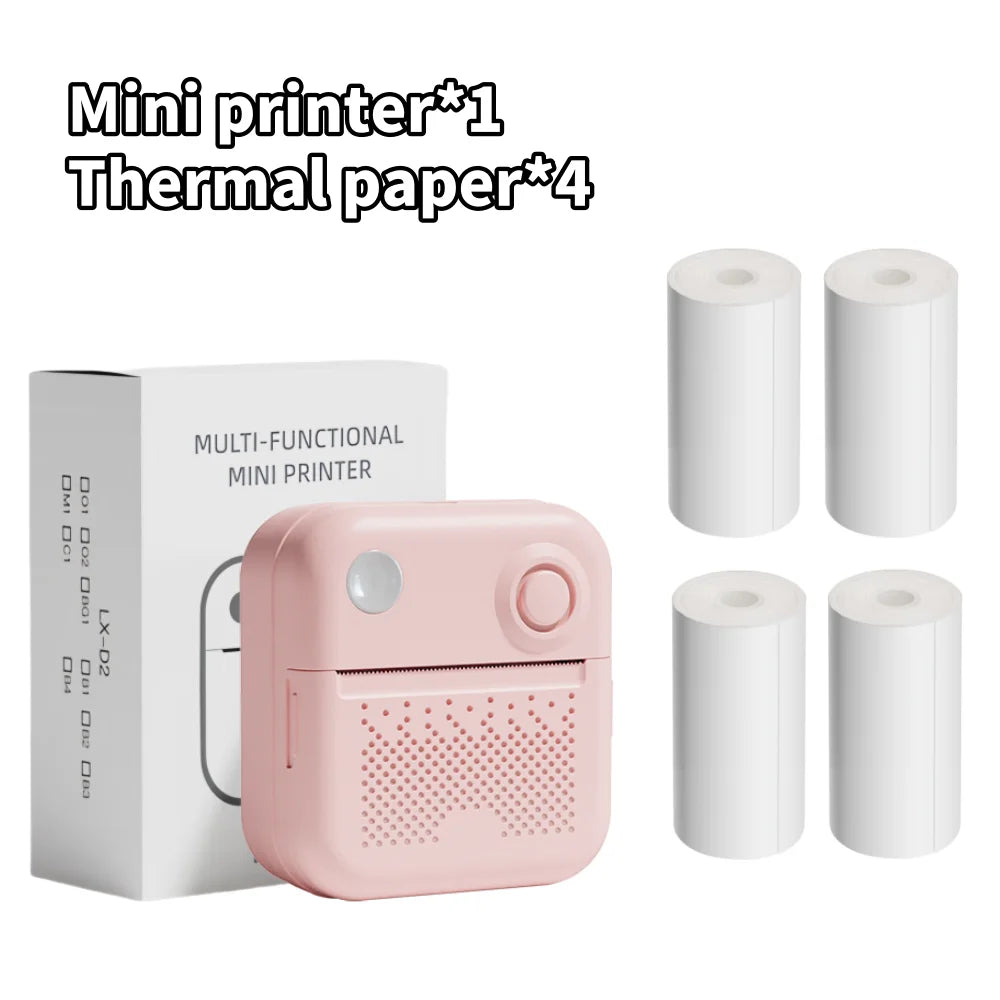 Imprimante portable Dolewa D3, thermique, pour étiquettes, papiers autocollants et photos, mini format, idéale pour impression rapide et sans erreur