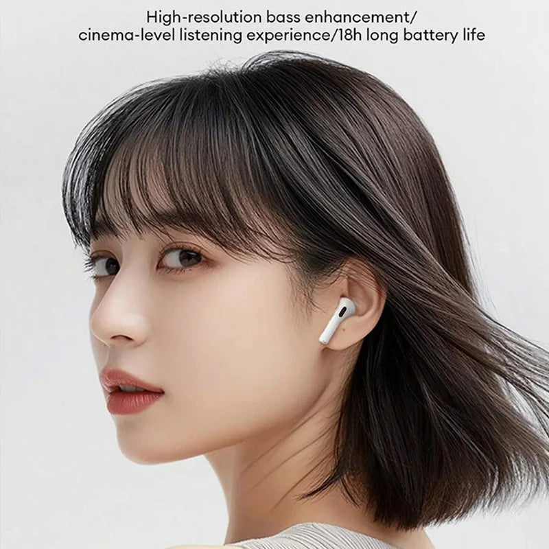 Écouteurs sans fil AT2, intra-auriculaires, réduction de bruit, avec boîtier de charge, son stéréo HiFi