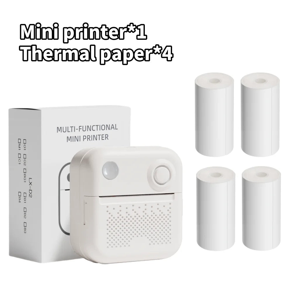 Imprimante portable Dolewa D3, thermique, pour étiquettes, papiers autocollants et photos, mini format, idéale pour impression rapide et sans erreur