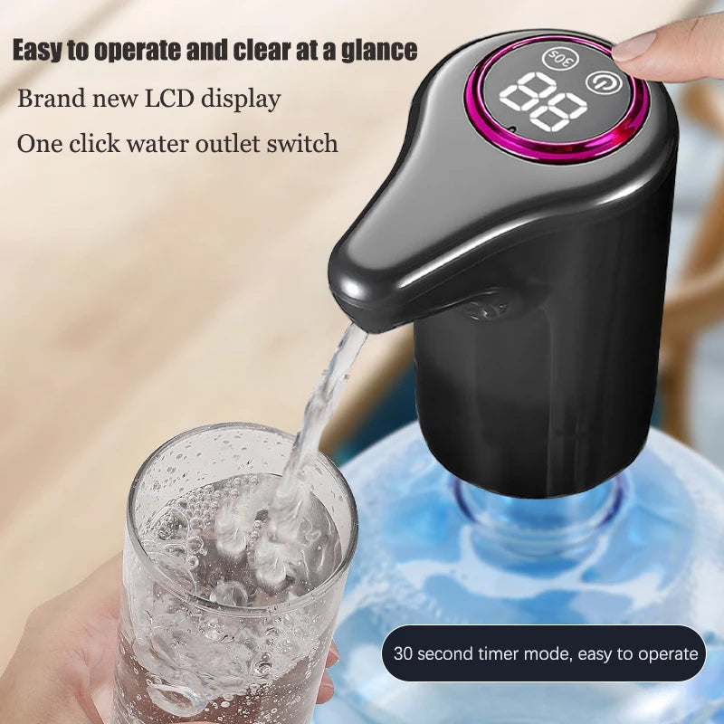 Electric water dispenser, smart household automatic drinking machine for barreled and purified water, USB charging