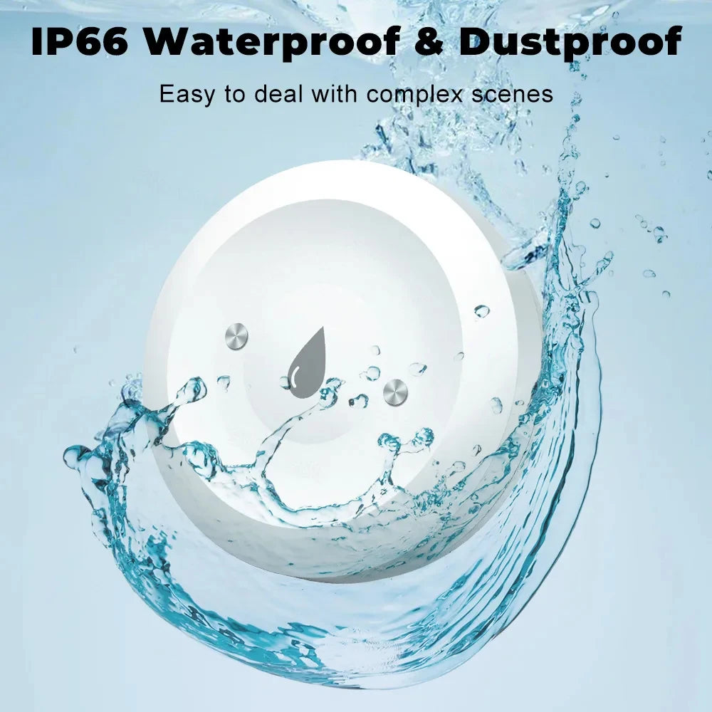 Tuya ZigBee Smart Water Sensor Leak Detector Flood Water Leakage Alarm Smart Life Notification Alerts Work With Zigbee Gateway
