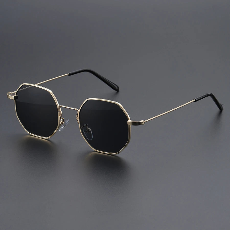Lunettes homme à monture géométrique classique, style tendance, parfaites comme cadeau pour amis et famille