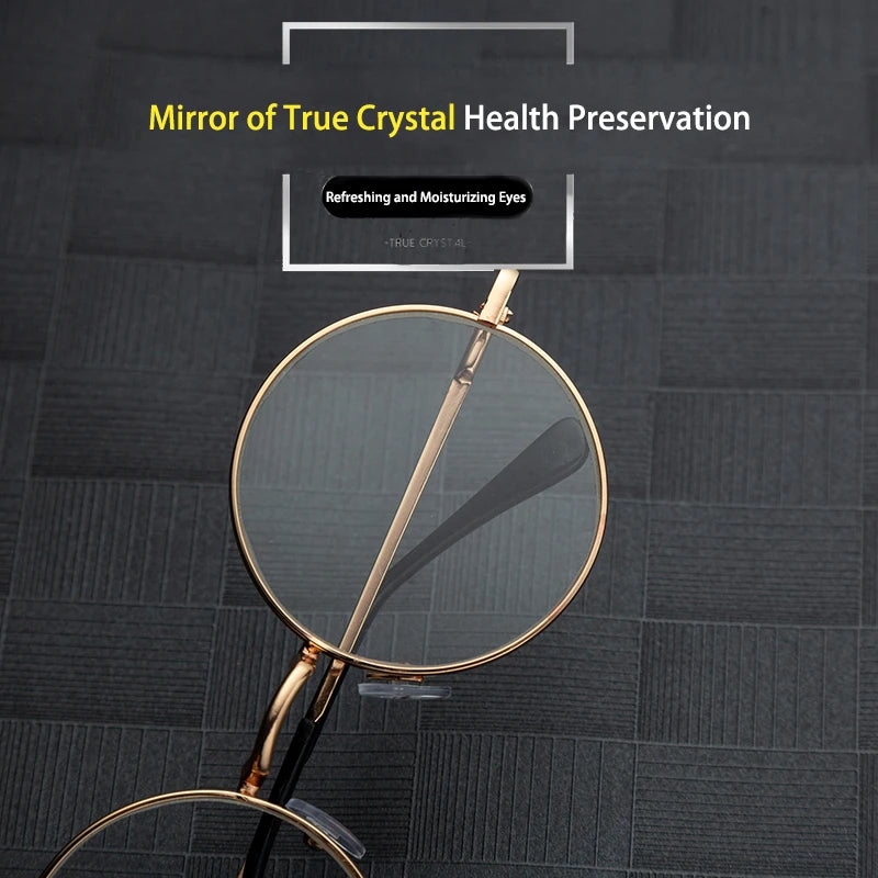 Lunettes de lecture vintage Shatar, haut de gamme, verres ronds avec pierres en cristal, pour hommes et femmes, lentilles haute définition et qualité supérieure