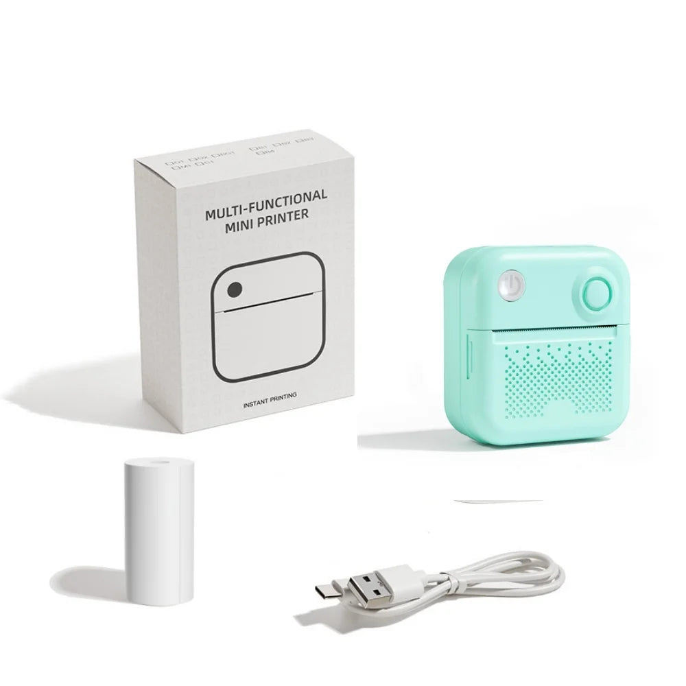 Imprimante portable Dolewa D3, thermique, pour étiquettes, papiers autocollants et photos, mini format, idéale pour impression rapide et sans erreur