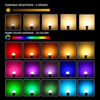 20W 15W 10W RGBW LED Light E27 RGB LED Bulb Light LED Lampada Changeable Colorful RGBW LED Lamp With IR Remote Control 220V 240V