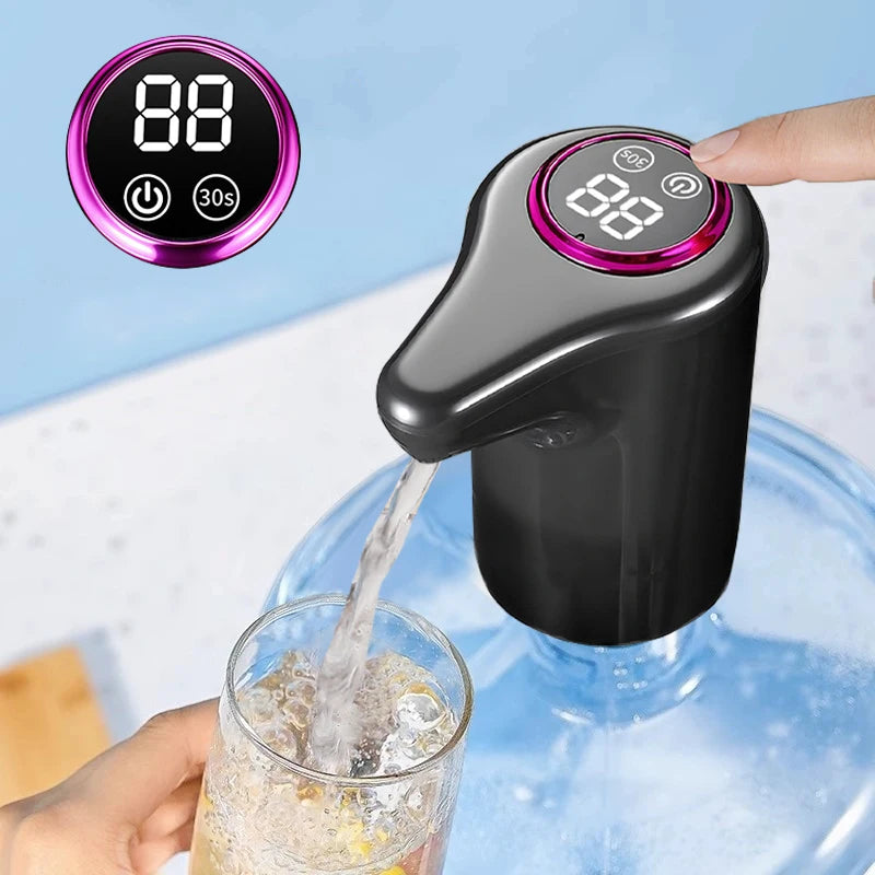 Electric water dispenser, smart household automatic drinking machine for barreled and purified water, USB charging
