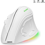 JOMAA – Souris sans fil AI 2.4G/Bluetooth, enregistrement vocal, reconnaissance vocale, 1600 DPI, USB, recherche intelligente