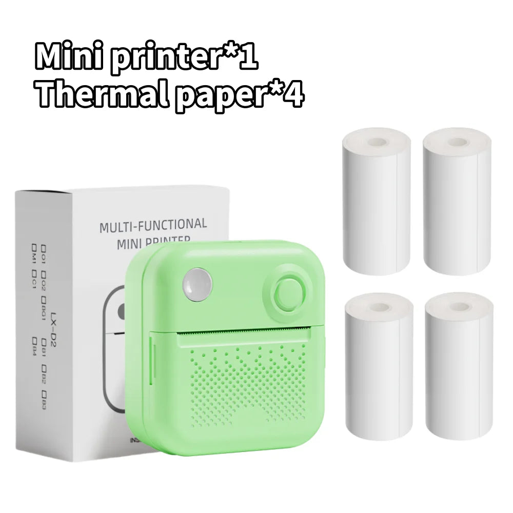 Imprimante portable Dolewa D3, thermique, pour étiquettes, papiers autocollants et photos, mini format, idéale pour impression rapide et sans erreur