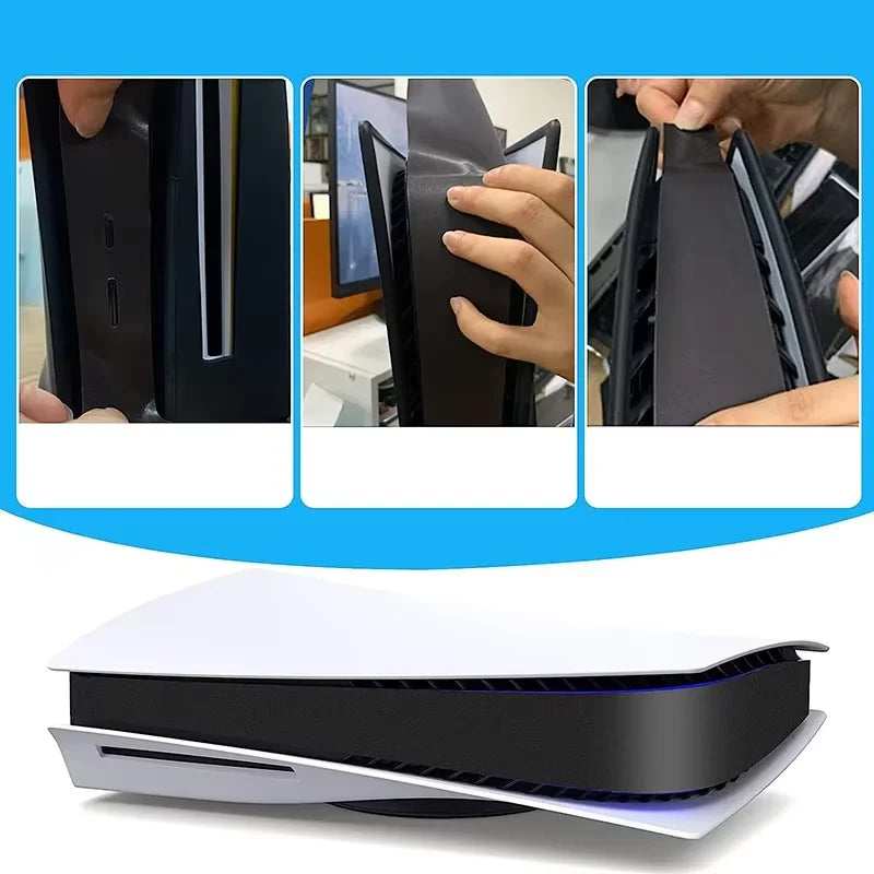 Autocollant / skin central pour PS5 (version disque), coque de protection et décoration, accessoire de remplacement pour console