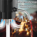 Intelligent Wine Aerator Dispenser Rechargeable One Touch Electric WineDecanter Liquor Dispenser Set Bar Party Wine Accessories