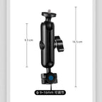 Car Phone Holder for Video Recording Articulated Cellphone Support for Mobile Filming Pov Telephone Iphone Car Seat Mount Stand