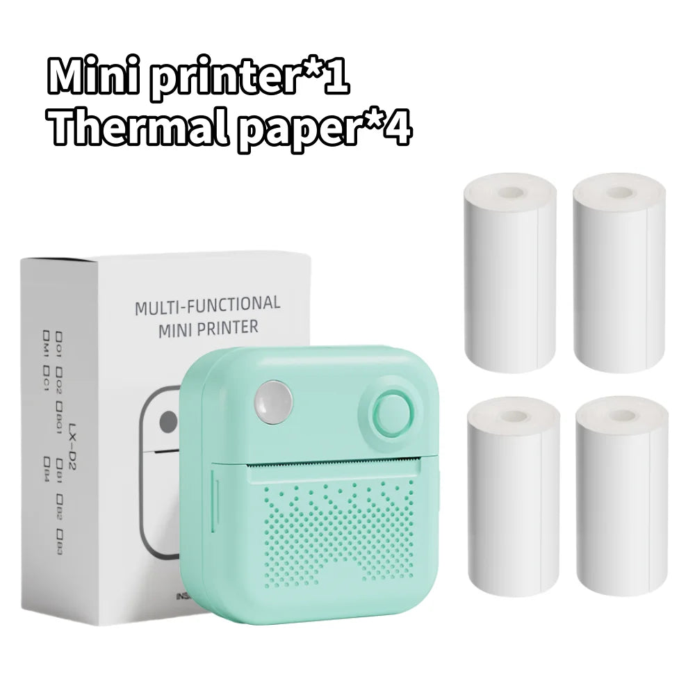 Imprimante portable Dolewa D3, thermique, pour étiquettes, papiers autocollants et photos, mini format, idéale pour impression rapide et sans erreur