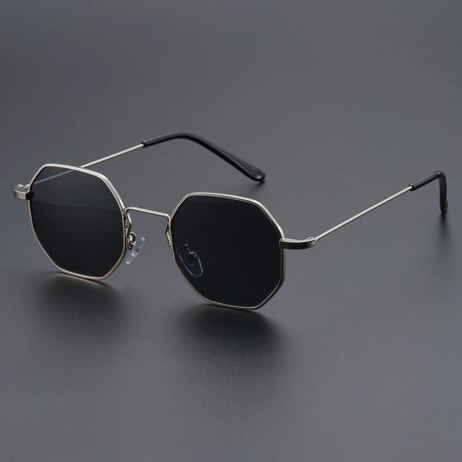 Lunettes homme à monture géométrique classique, style tendance, parfaites comme cadeau pour amis et famille