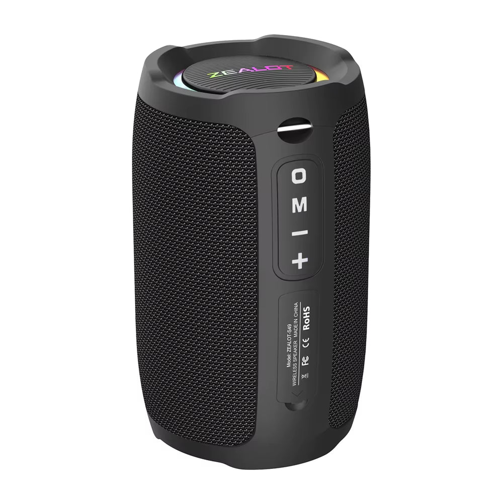 -S49 20W Portable Bluetooth Speaker Stereo Sound IPX7 Waterproof Wireless Bluetooth 5.2 Excellent Bass Performace