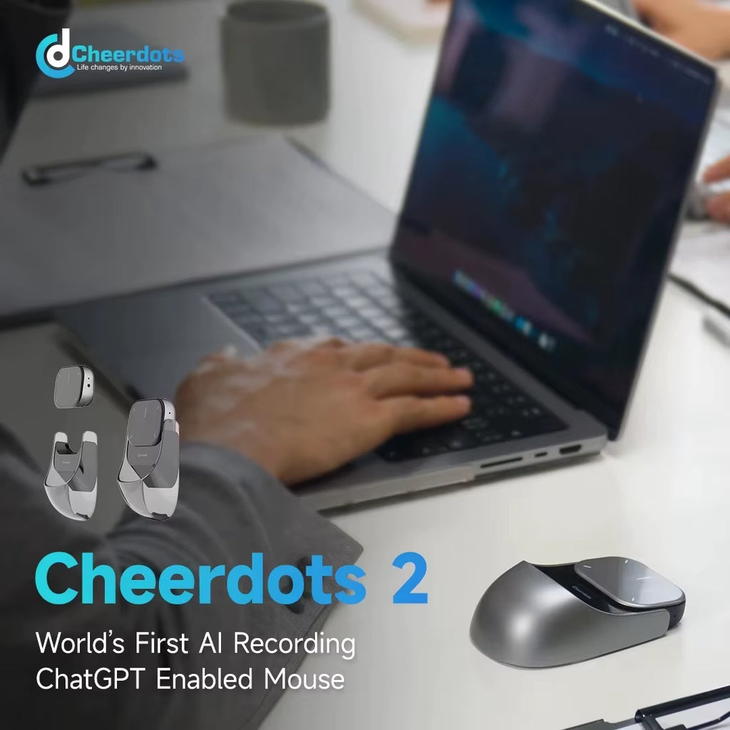 Cheerdots 2 Detachable Air Mouse Wireless Touchpad All-In-One Pocket Enabled Mouse Customized Gaming Mouse