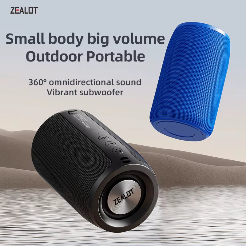 -S32 Mini Portable Bluetooth Speaker HIFI Subwoofer Wireless Speaker with Fm Radio Column Support TF, TWS, USB
