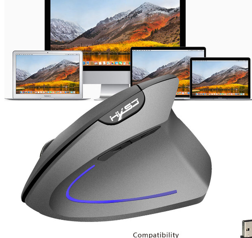 Souris Ergonomique Verticale Bluetooth Gamer Souris KIT USB Rechargeable Jeu 2.4G Sans Fil Mause Pour Ordinateur Portable Ordinateur Portable
