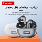 100% Original  LP5 Wireless Bluetooth Earbuds Hifi Music Earphone with Mic Headphones Sports Waterproof Headset 2021New